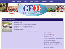 Tablet Screenshot of gfsupermercados.com.br